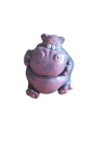 Assorted Fat Hippo Cement Ornament