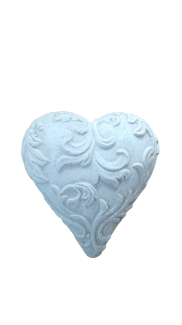Large Cement Heart