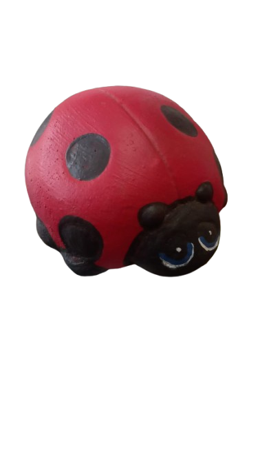 Ladybug Cement Ornament Various
