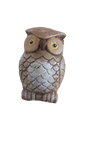 Painted Cement Owl(C16-P)