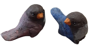 Small Bird Concrete Ornament