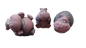 Small Hippo Concrete Ornament