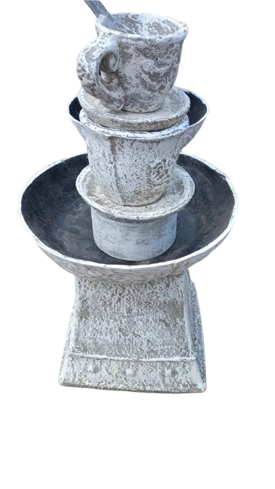 Cup & Saucer Water Feature Large