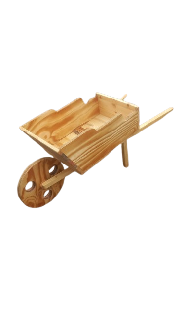 Extra Large Wooden Wheelbarrow