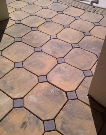 Octagon Paver Black - 400x400x50