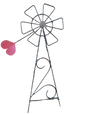 Metal Heart Windmill - Large