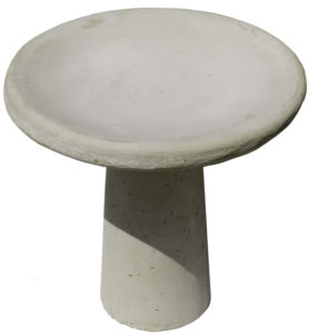 Birdbath Round & Pedestal Complete