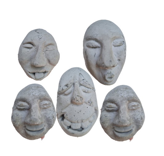 Mixed Cement Faces