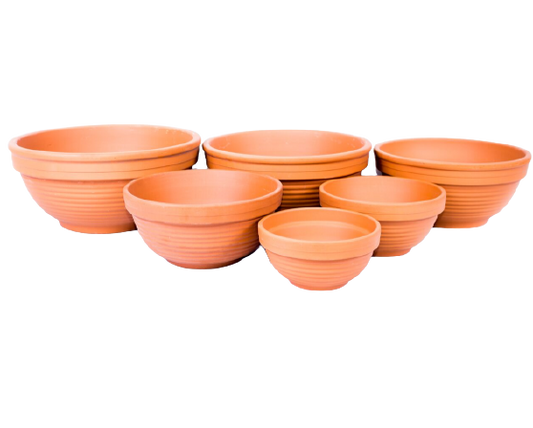 Bowl Ring Clay Pot - Various Sizes