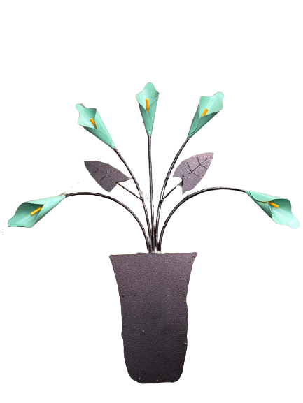 Metal Arum Pot