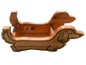 Wooden Dog Planters