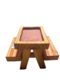 Small Wooden Picnic Table Feeder