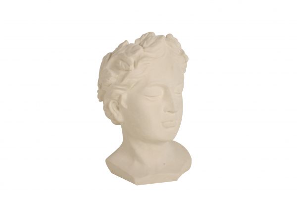 Cement Octavia Head Planter Ornament
