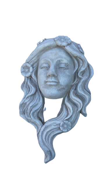 Cement Claudia Wall Planter Ornament