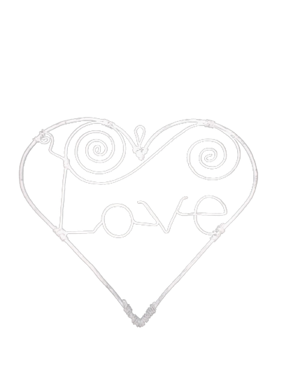 Decor Metal Heart -Small