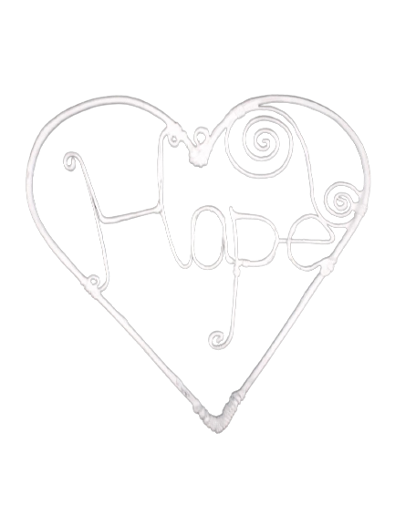 Decor Metal Heart - Medium