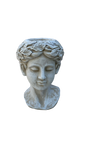 Cement Julius Head Planter Ornament