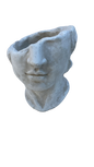 Large Cement Roman Half Head Ornament