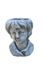 Cement Liam Head Planter Ornament