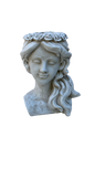 Cement Livia Head Planter Ornament
