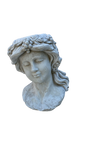 Cement Selene Head Planter Ornament
