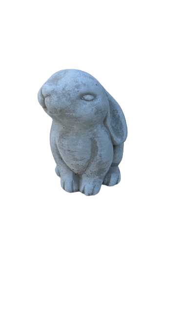 Sitting Cement Rabbit Ornament(C9)