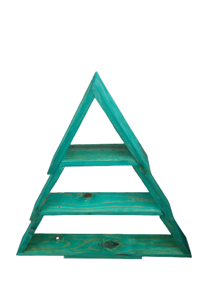 Christmas tree shape shelves